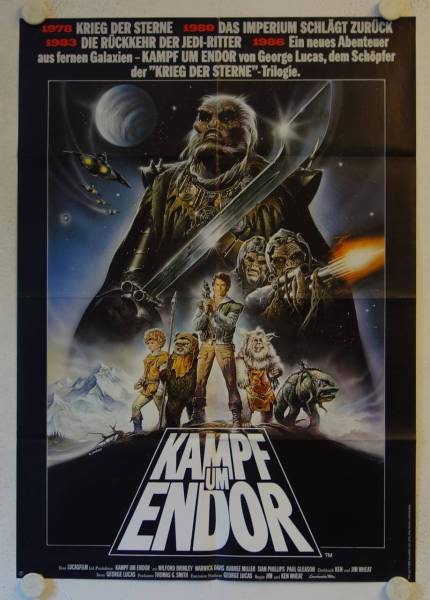 Kampf um Endor originales deutsches Filmplakat